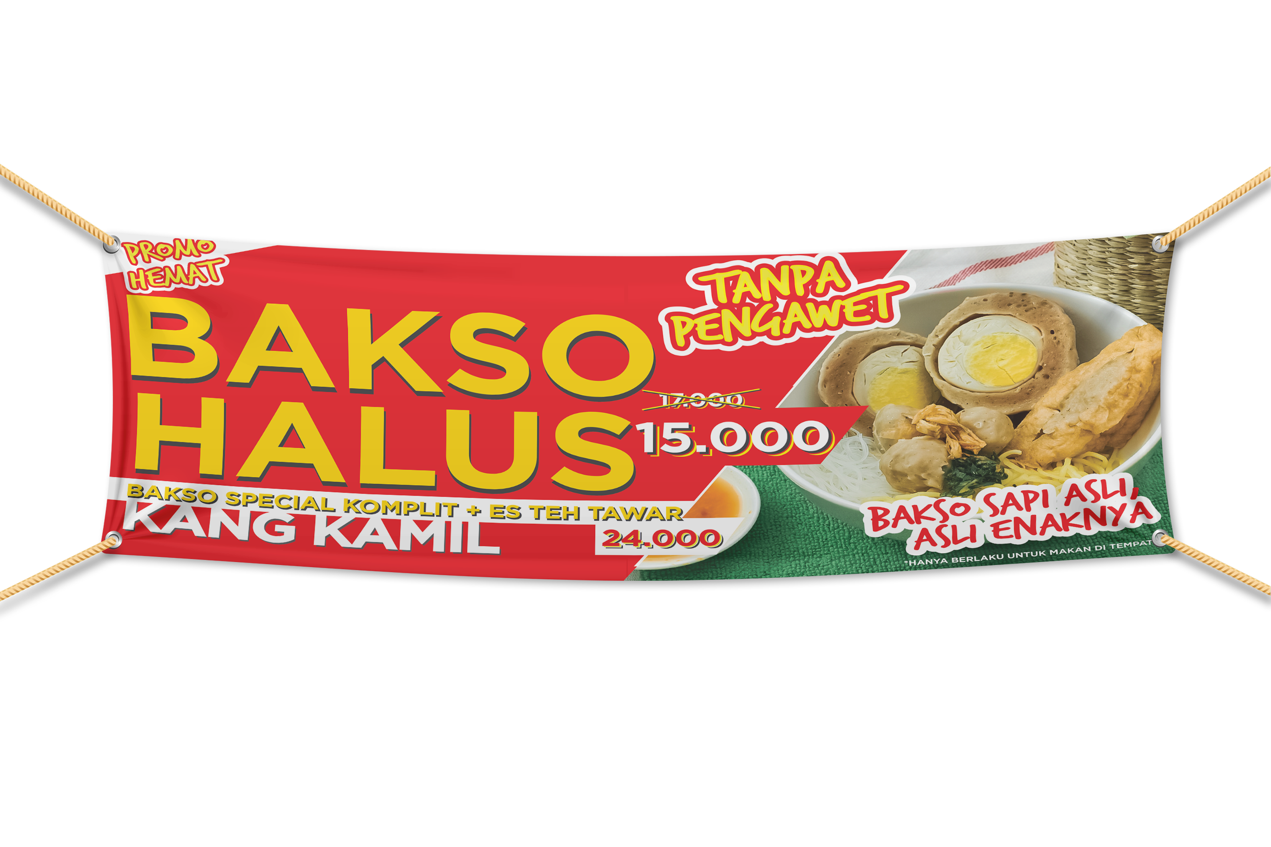 Banner Bakso Psd  desain  spanduk  keren 