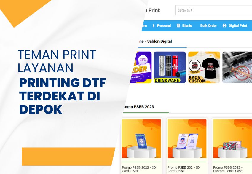 Teman Print Layanan Printing DTF Terdekat di Depok