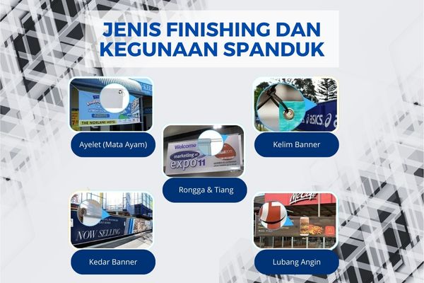 Jenis Finishing Dan Kegunaan Spanduk