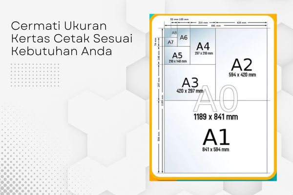 Cermati Ukuran Kertas Cetak Sesuai Kebutuhan Anda