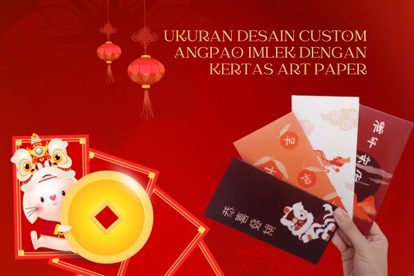 Ukuran Desain Custom Angpao Imlek Dengan Kertas Art Paper