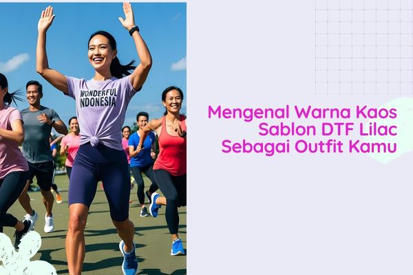 Mengenal Warna Kaos Sablon DTF Lilac Sebagai Outfit Kamu