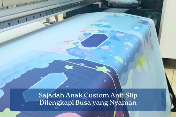 Sajadah Anak Custom Anti Slip Dilengkapi Busa yang Nyaman