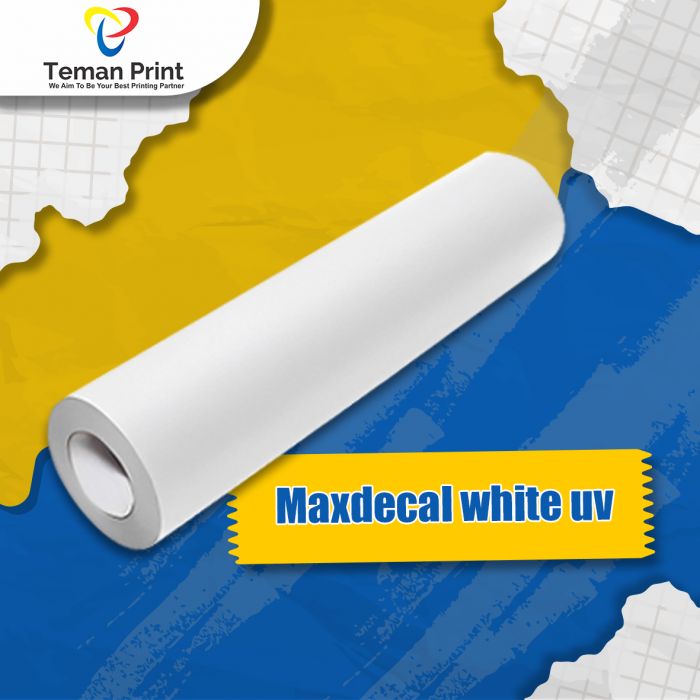 Sticker MaxDecal White UV 120 cm